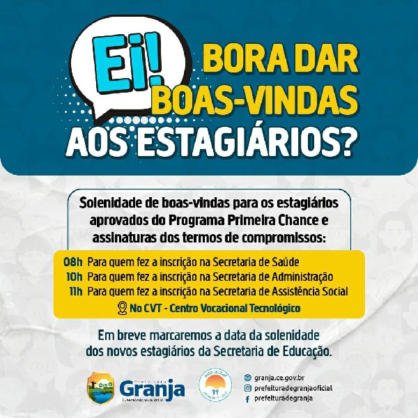 Novos estagiários participam de programação de boas-vindas no IPC