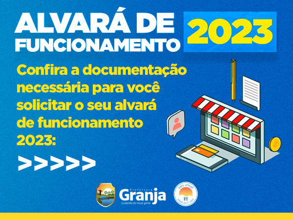 EMISSÃO DE ALVARÁ DE FUNCIONAMENTO DO EXERCÍCIO DE 2023!