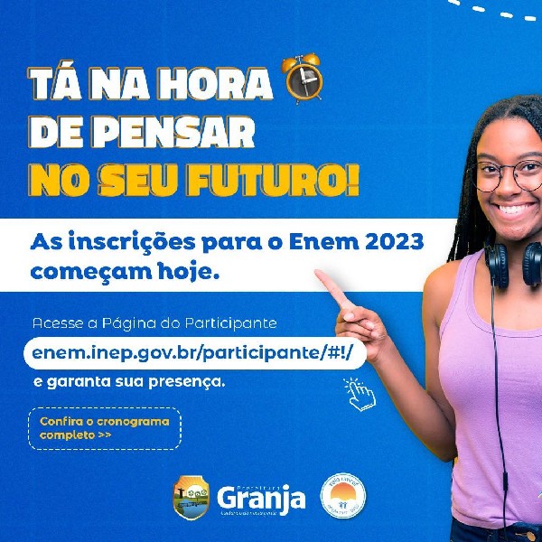 Inscrições para o Enem 2023 estão abertas até 16 de junho